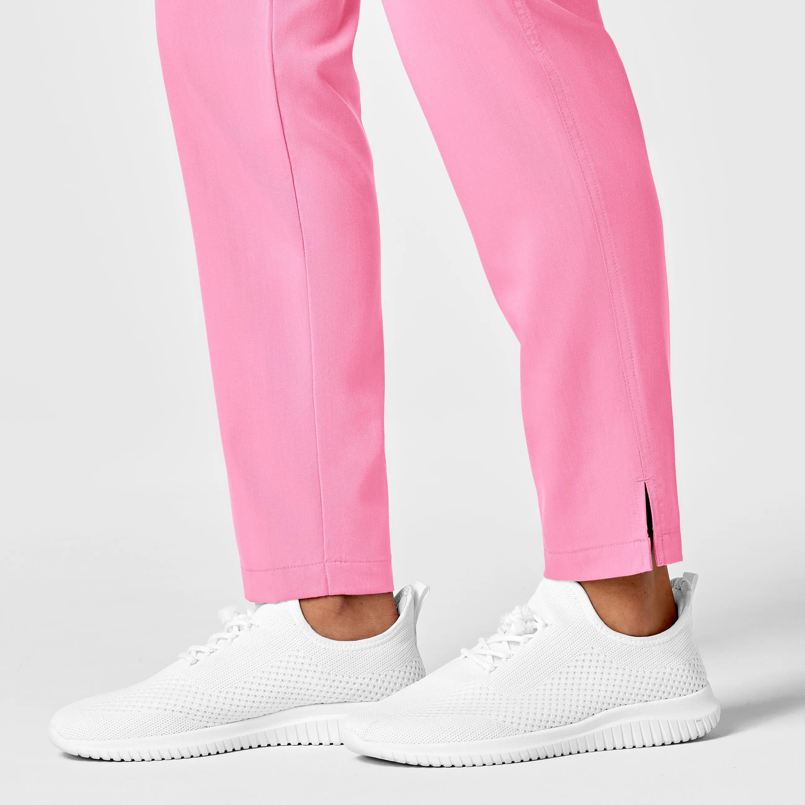 PRO Women's Slim Leg Cargo Scrub Pant - Pink Blossom