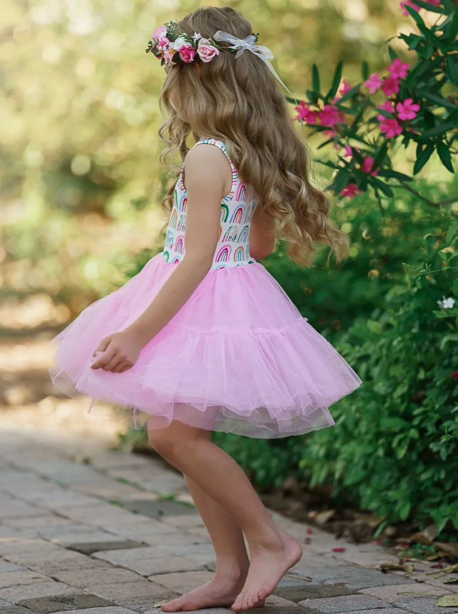 Rainbows and Sunshine Tutu Dress