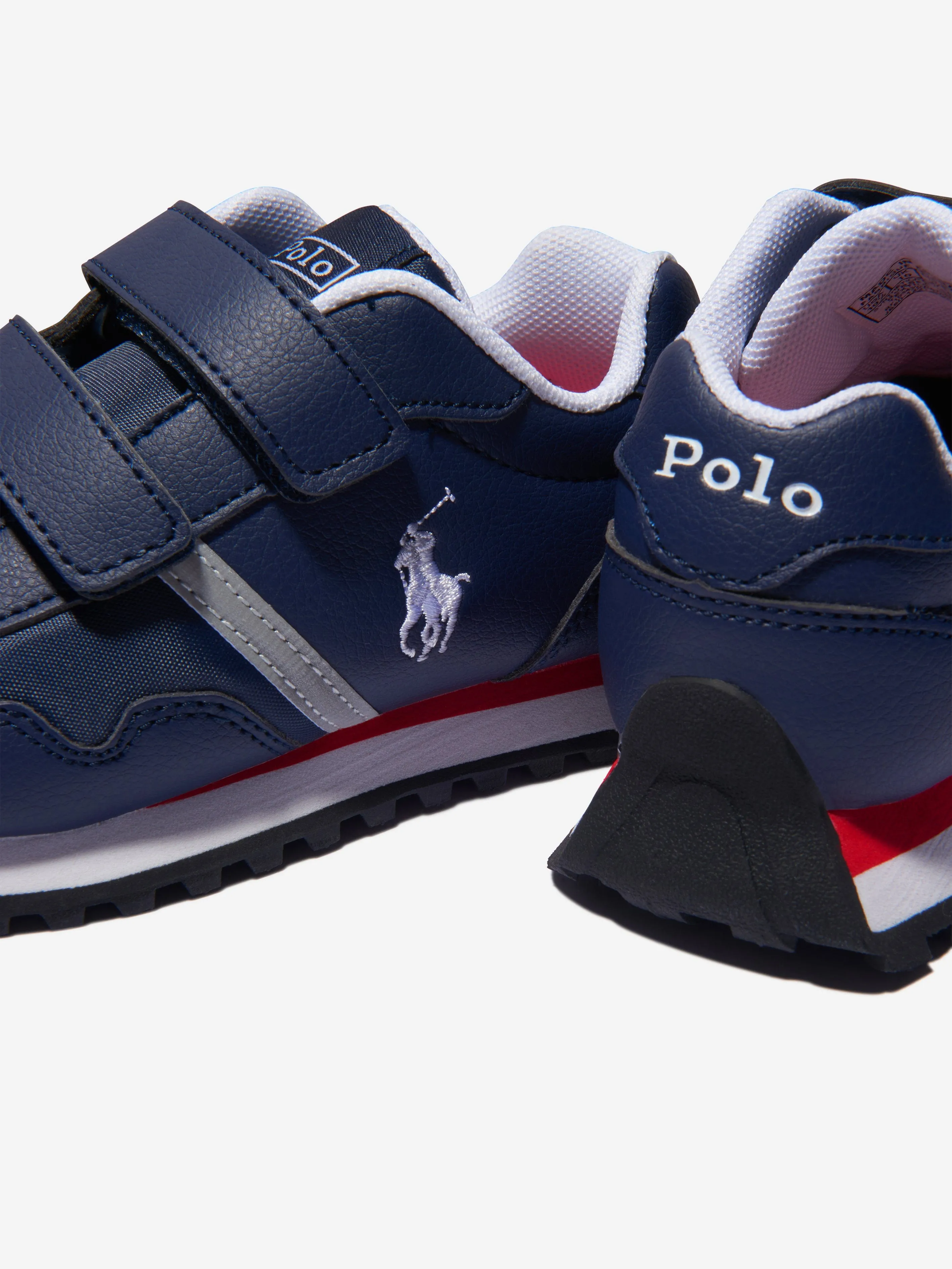 Ralph Lauren Boys Velcro Strap Logo Trainers