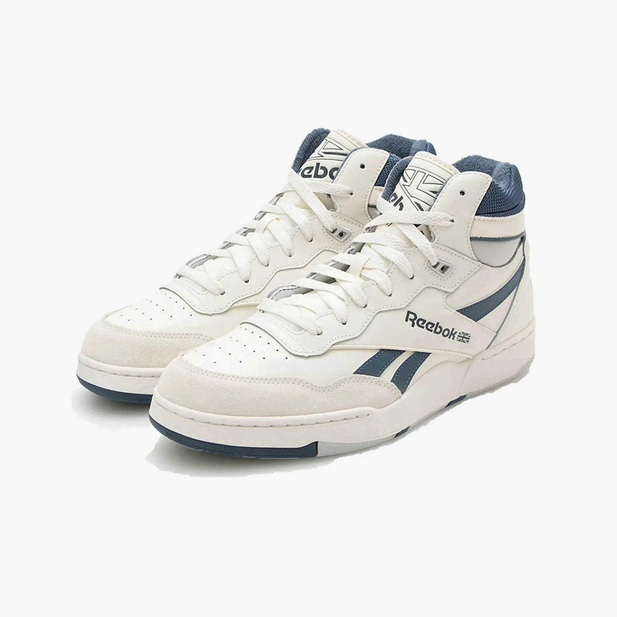 Reebok | BB 4000 LI MID  { WHITE/BLUE