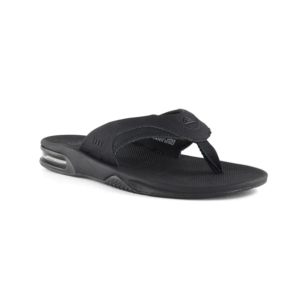 Reef Fanning Flip Flops  - All Black