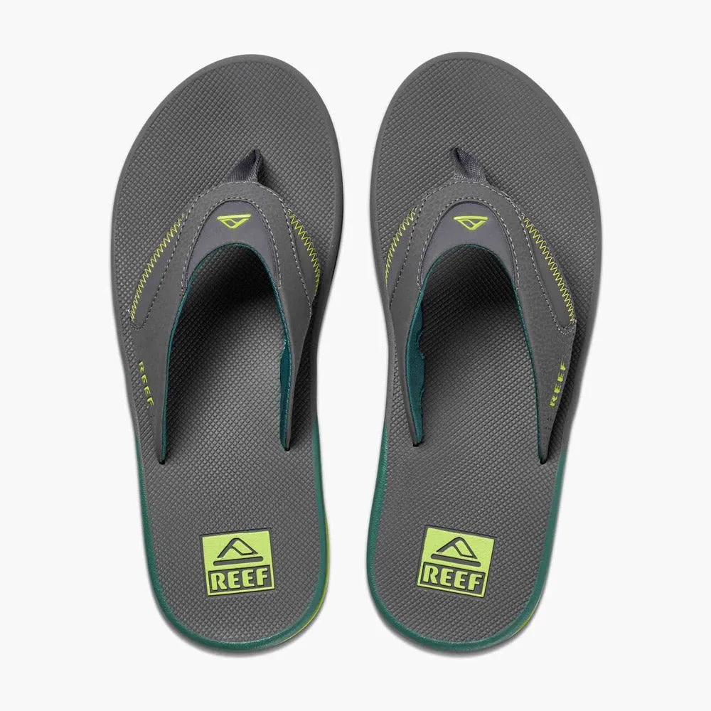 Reef Fanning Flip Flops  - Grey Volt