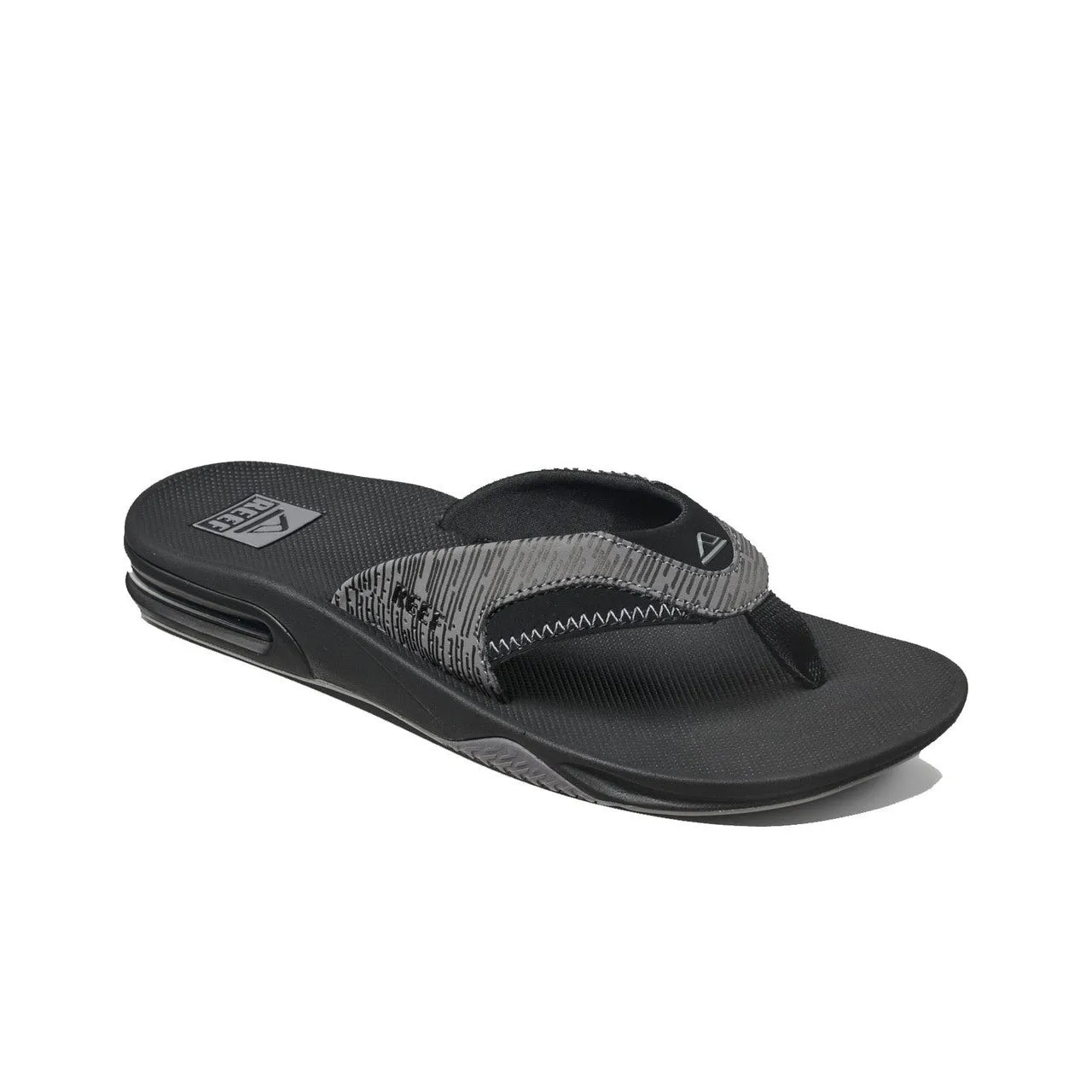 Reef Fanning Prints Sandal-Black Lines