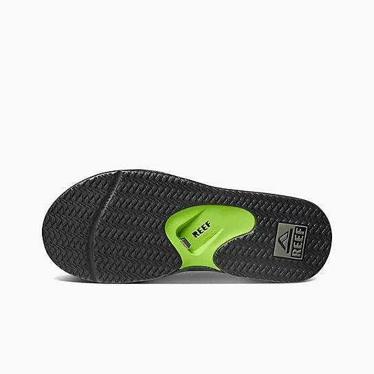 Reef Fanning Sandal-Black/Green