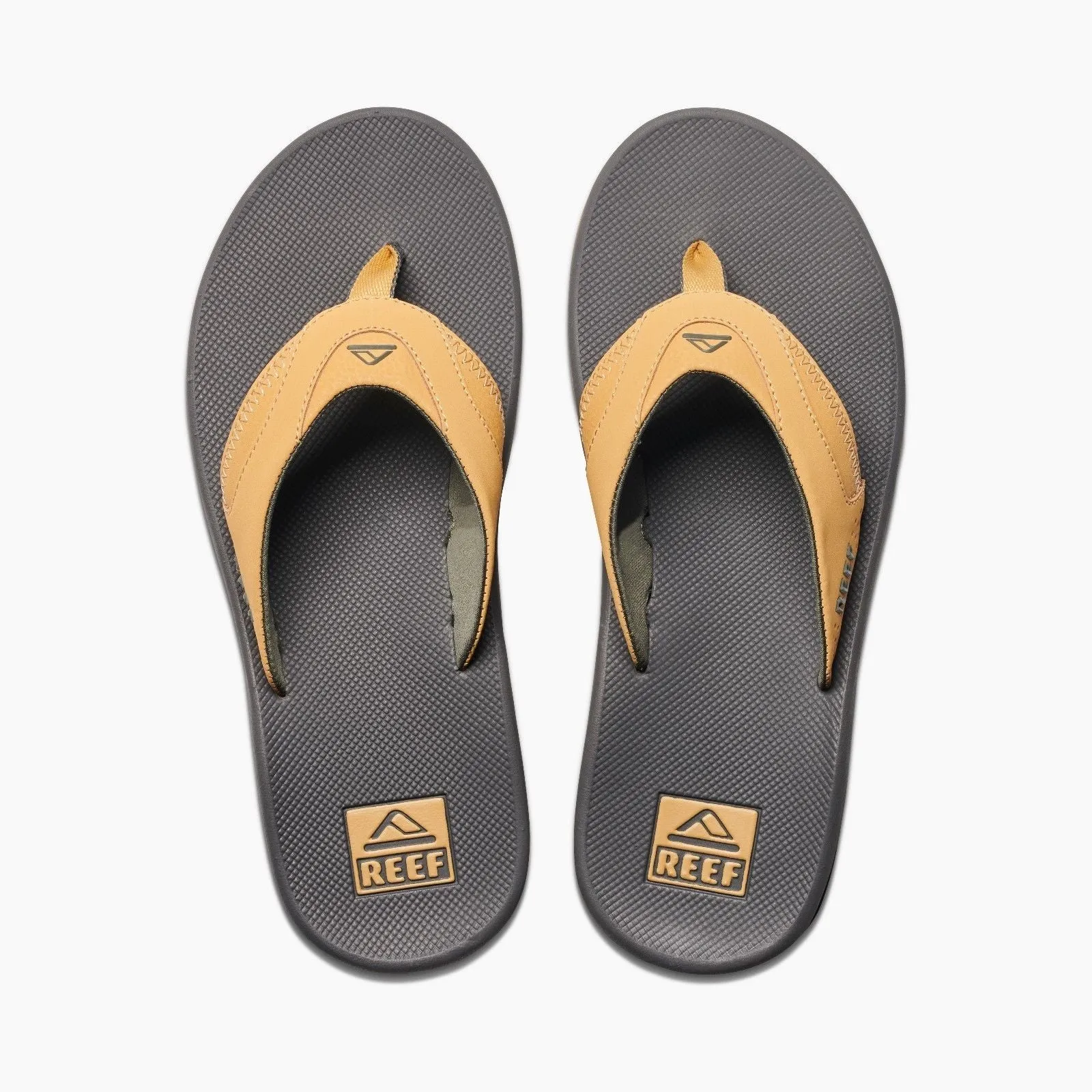 Reef Fanning Sandal-Charcoal/Tan