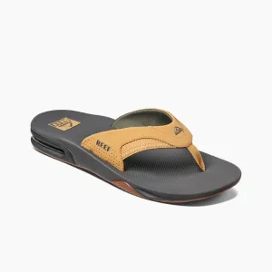 Reef Fanning Sandal-Charcoal/Tan