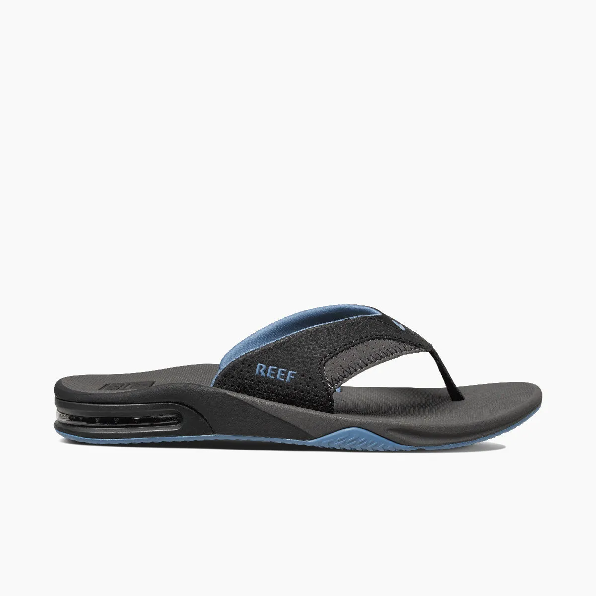 Reef Fanning Sandal-Grey/Light Blue