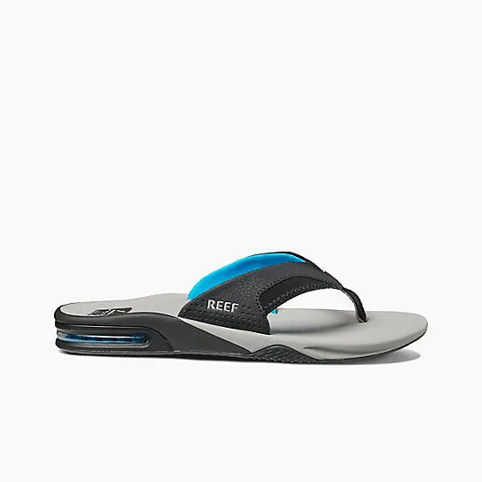 Reef Fanning Sandal-Light Grey/Blue