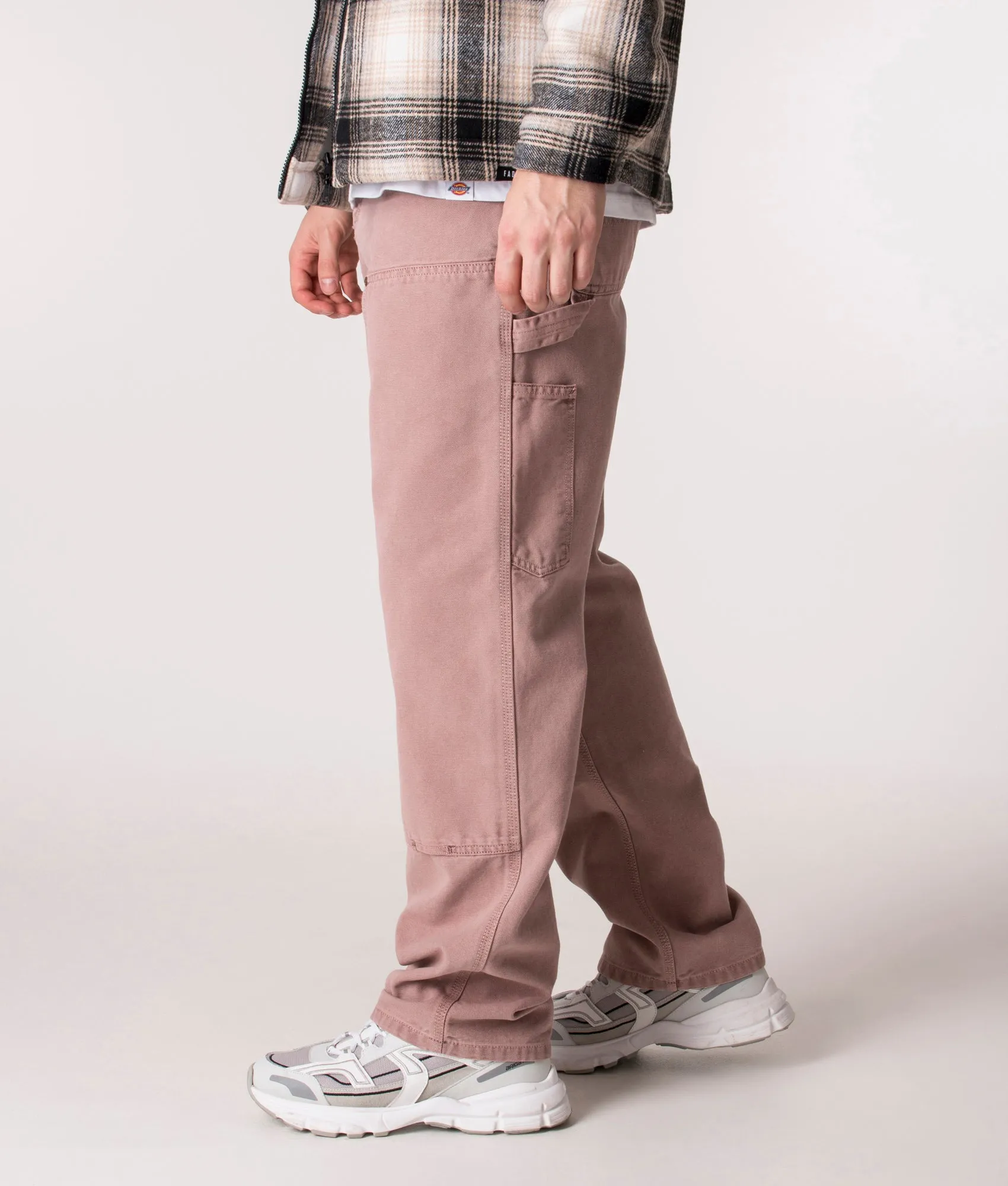 Relaxed Fit Double Knee Pants