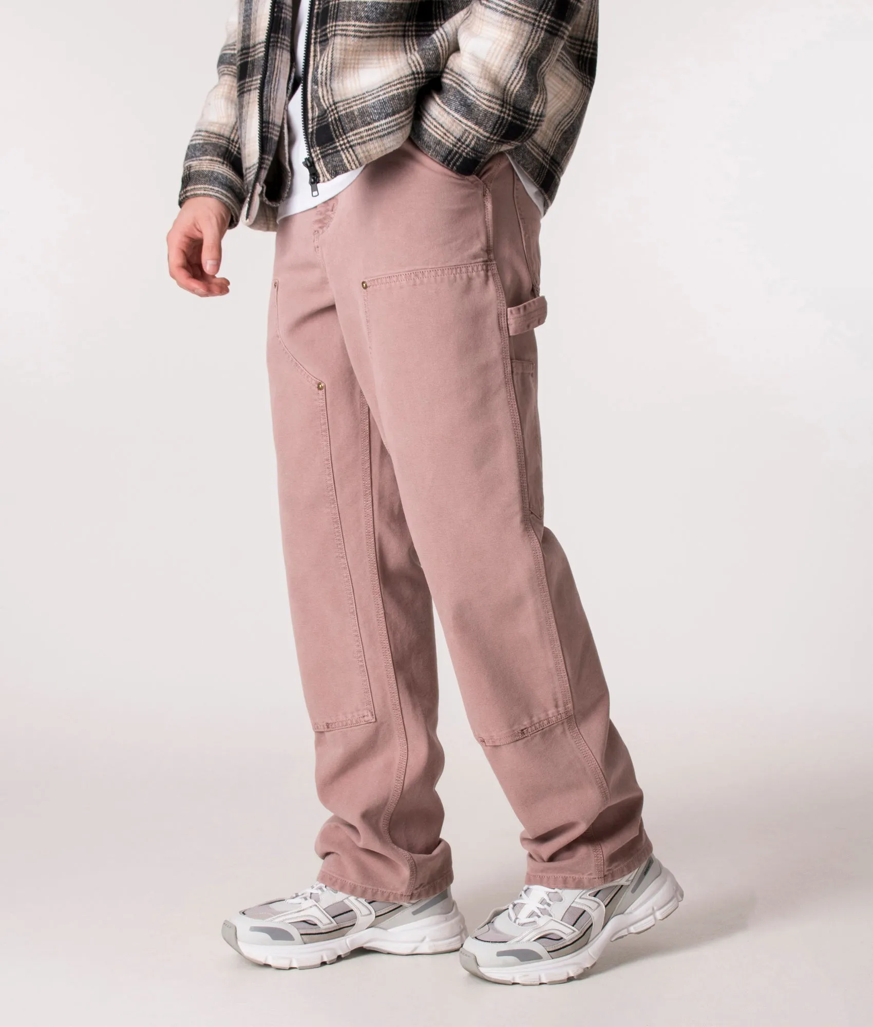 Relaxed Fit Double Knee Pants