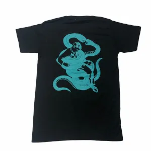 RELIEF SNAKE TEE BLACK