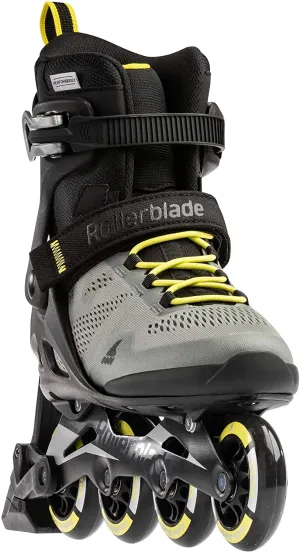 Rollerblade Macroblade 80 ABT Mens Silver/Neon Yellow 8