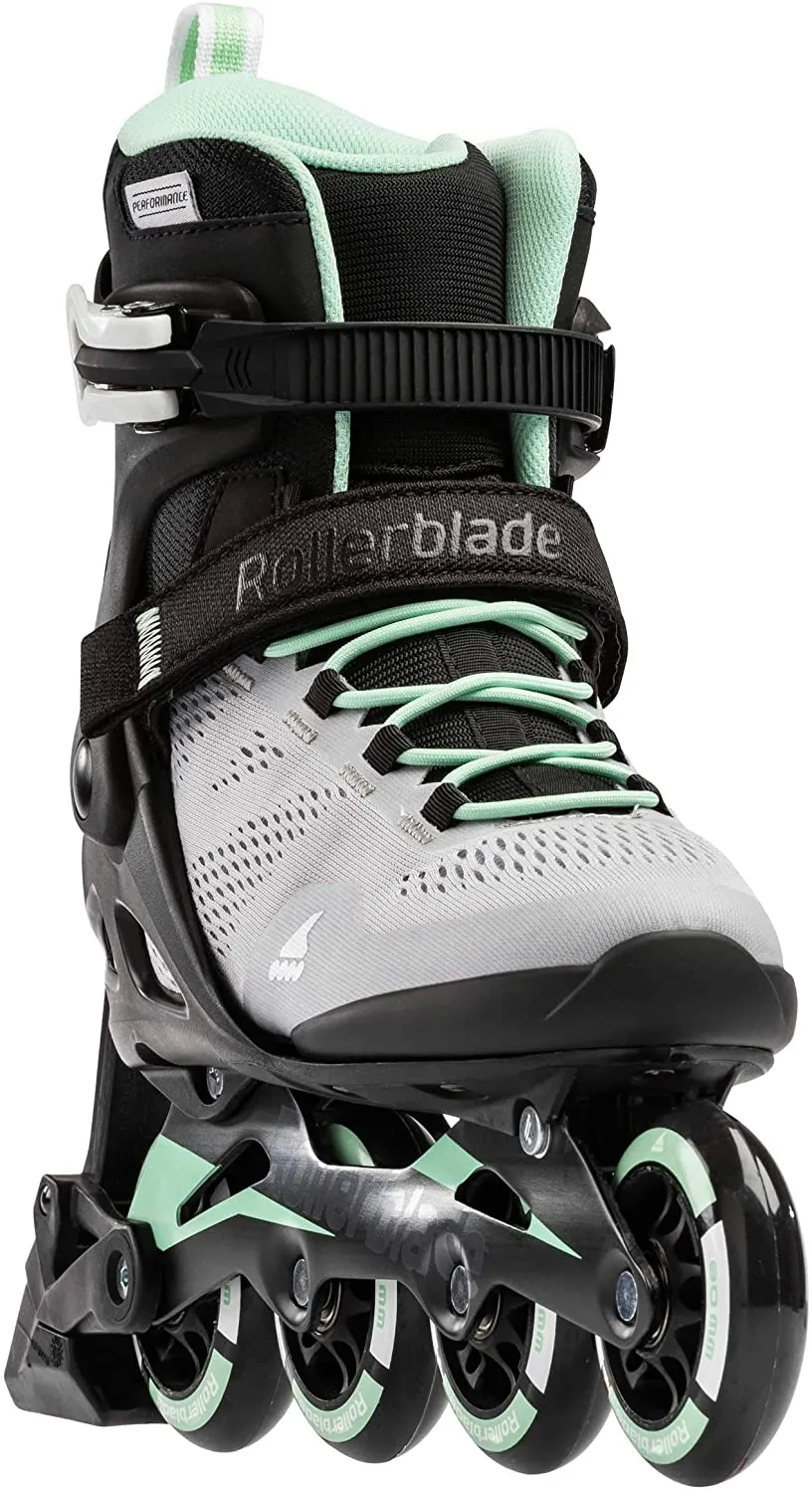 Rollerblade Macroblade 80 ABT Womens Glacier Grey/Neo Mint 7