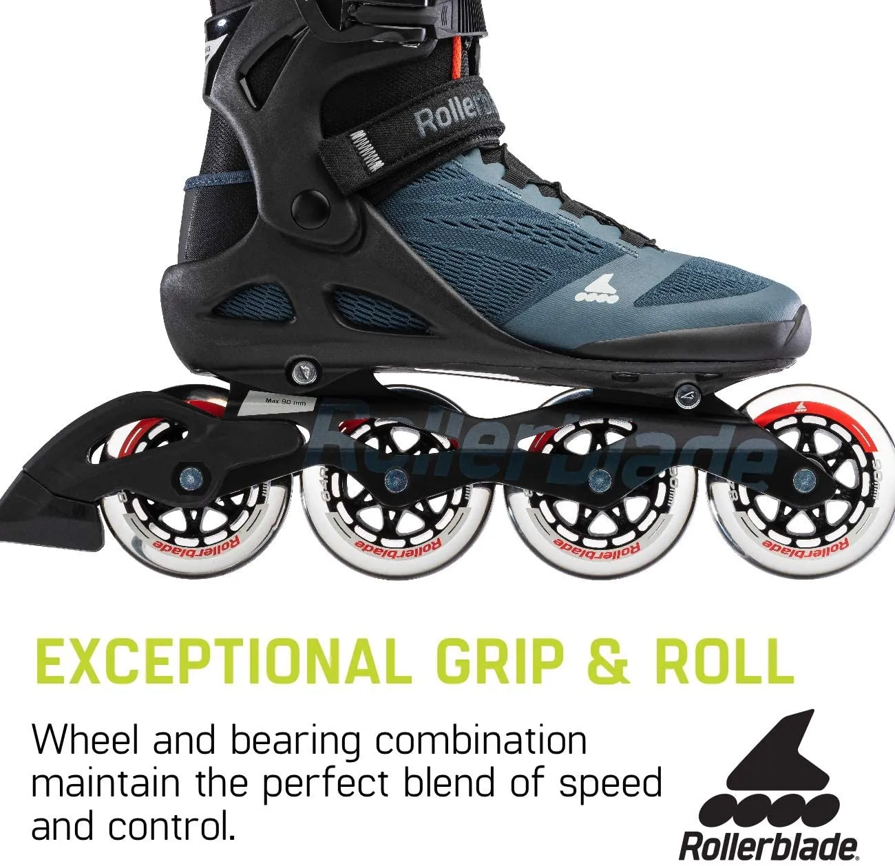 Rollerblade Macroblade 90 Orion Blue/Spicy Orange 11.5