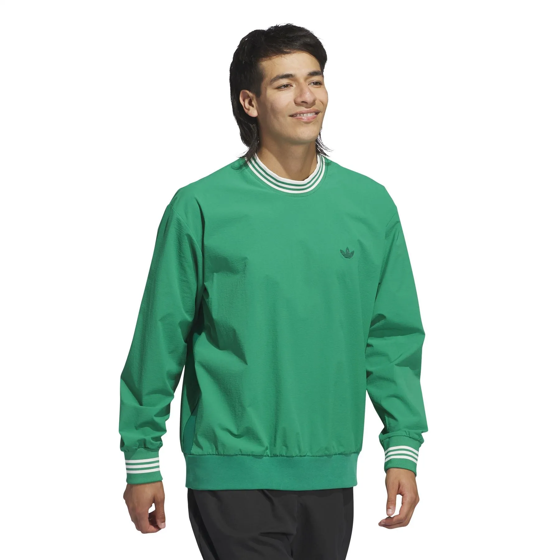 Rolling Links Skate Crew Neck Sweater Green - 2024