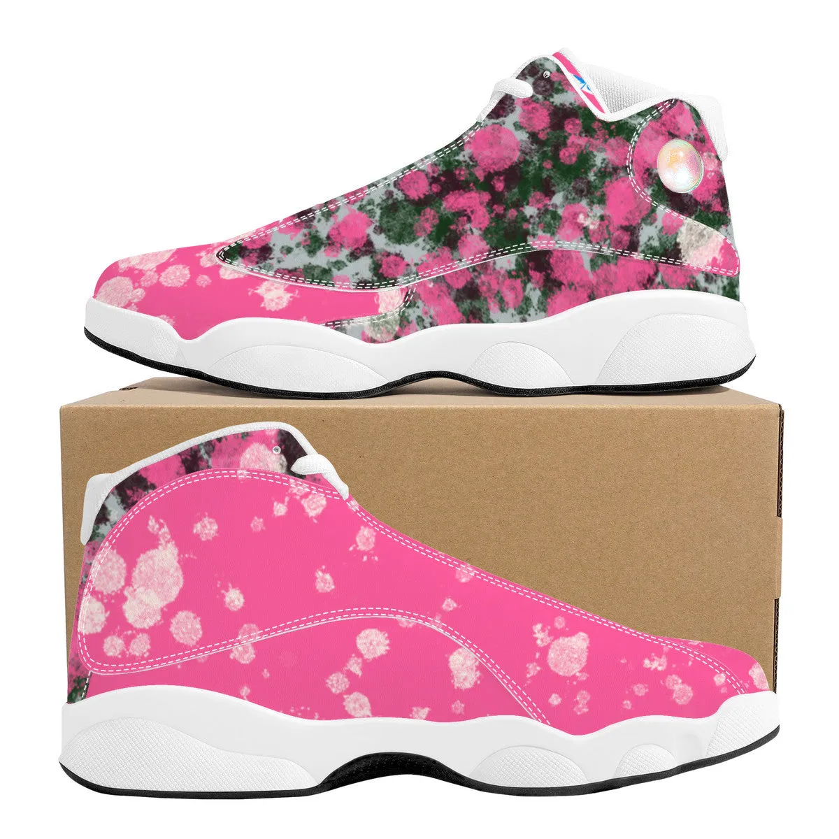 RVT Basketball Shoes - Pink Drip