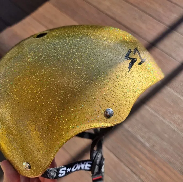 S1 Lifer Helmet Gold Glitter - Certified