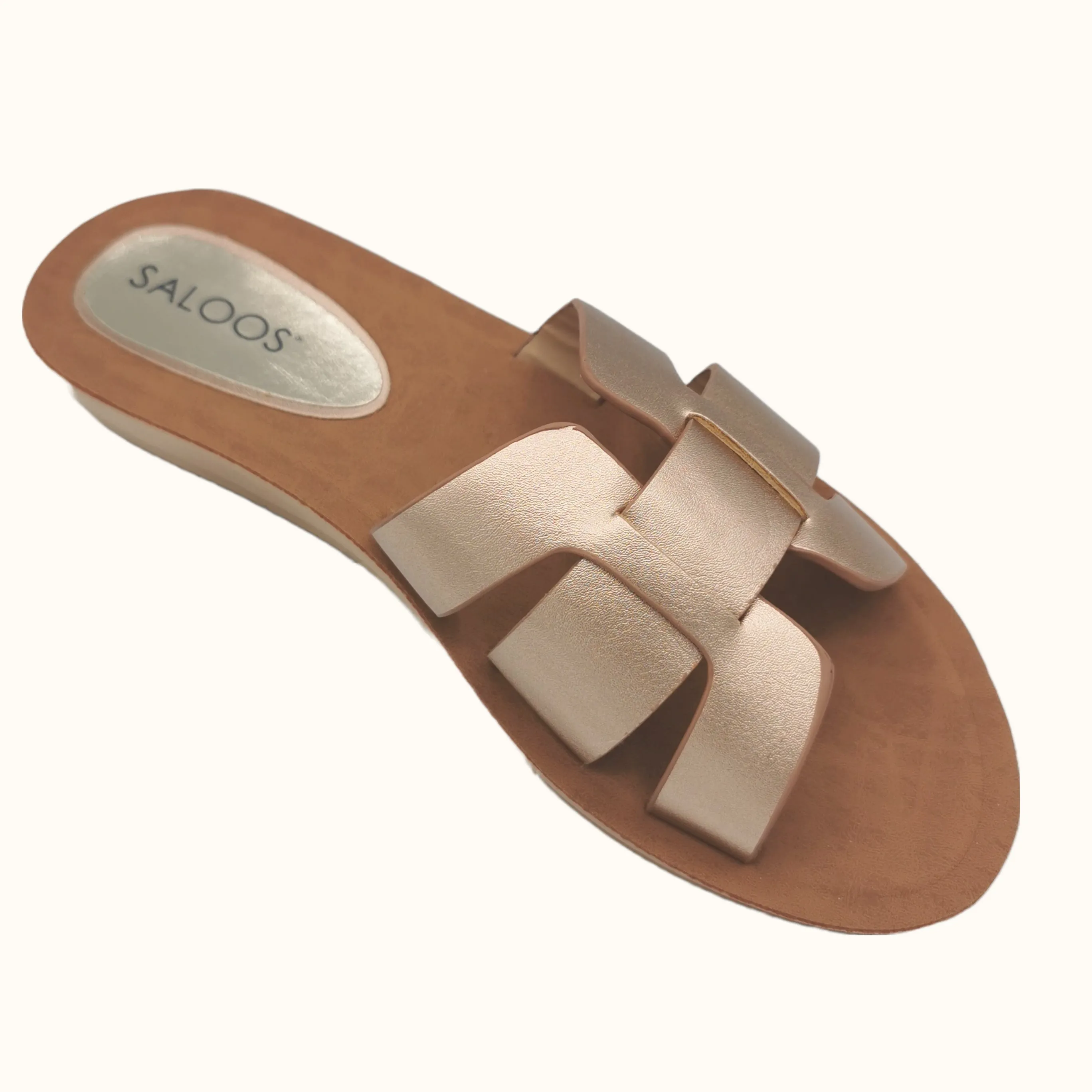 Saloos Cross Strap Sliders