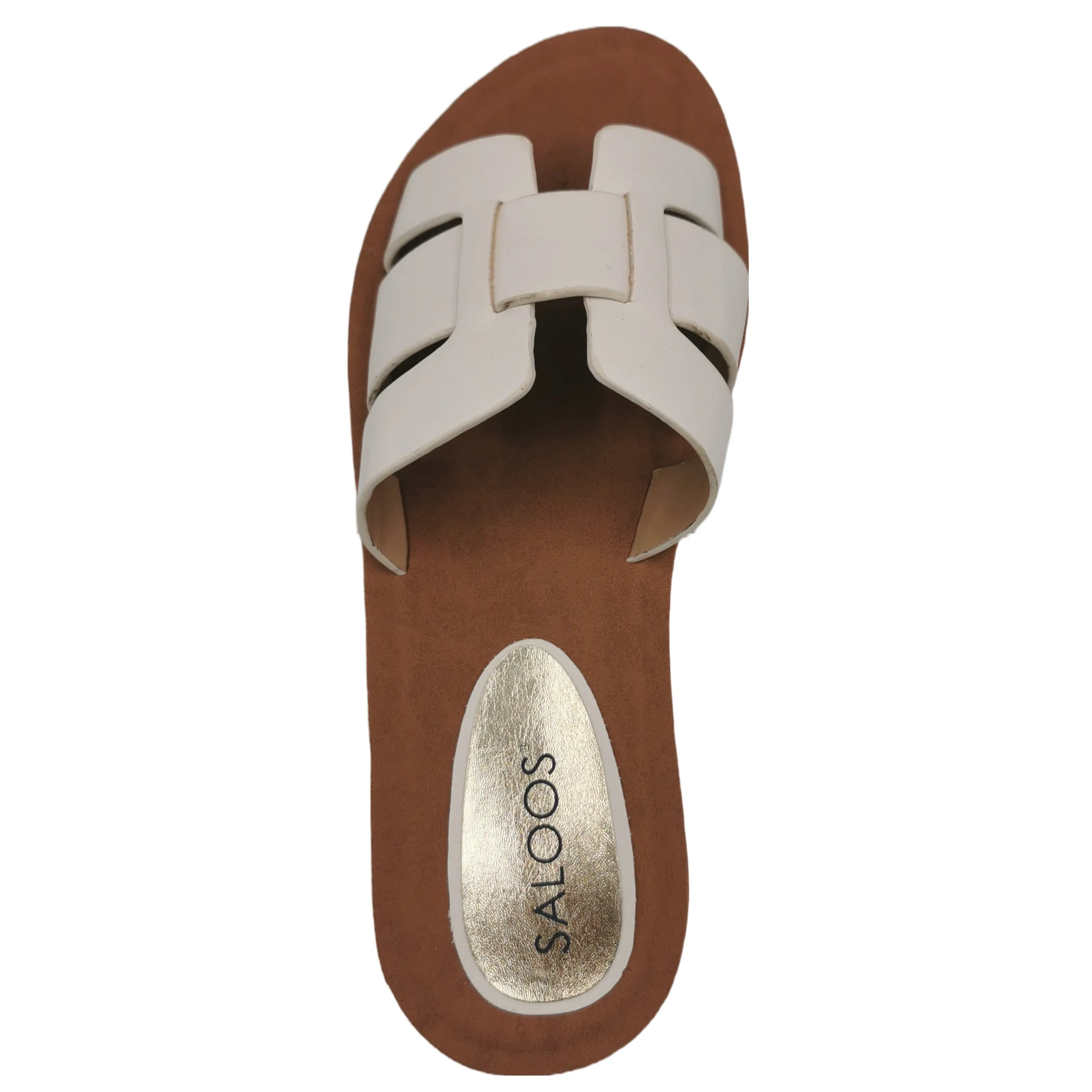 Saloos Cross Strap Sliders