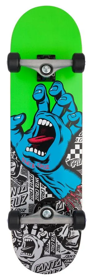 Santa Cruz Flier Hand Large Complete Skateboard 8.25