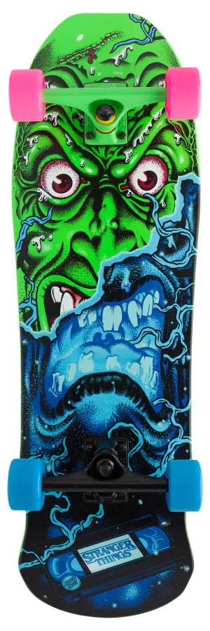 Santa Cruz Stranger Things Roskopp Face 9.5 80's Cruzer Cruiser Skateboard