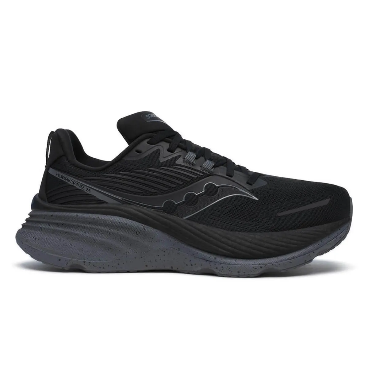 Saucony Hurricane 24 Mens | Black/shadow