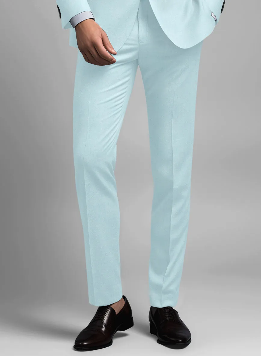 Scabal Pale Blue Wool Pants