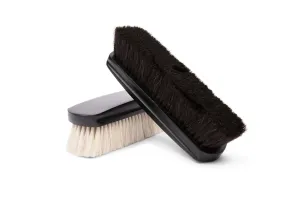 Shoe Shine Brush - Horsehair Shoe Shine Brush with Soft Horsehair Bristles