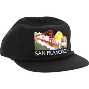 SKATE MENTAL SNAPBACK SF TOURIST BLACK