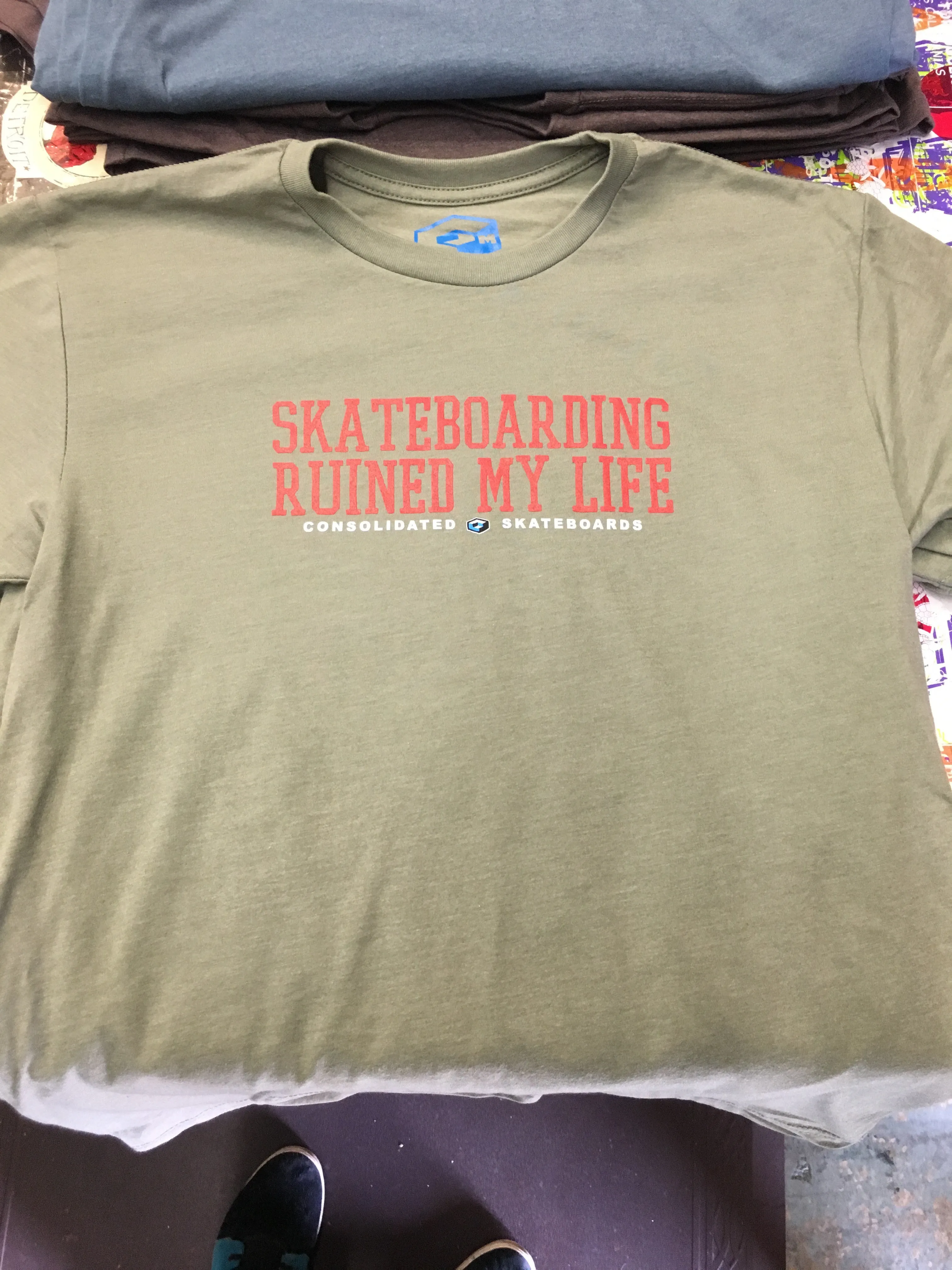 Skateboarding Ruined My Life Tee