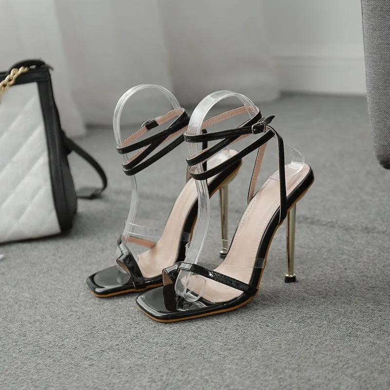 Sloppy Toe All-Match Heeled Sandals