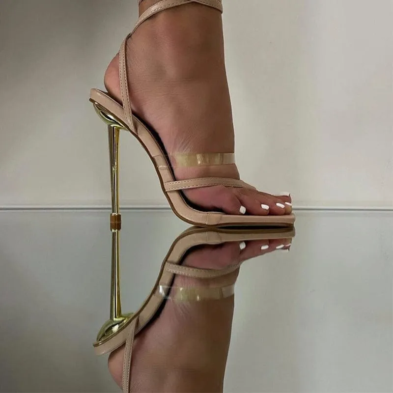 Sloppy Toe All-Match Heeled Sandals