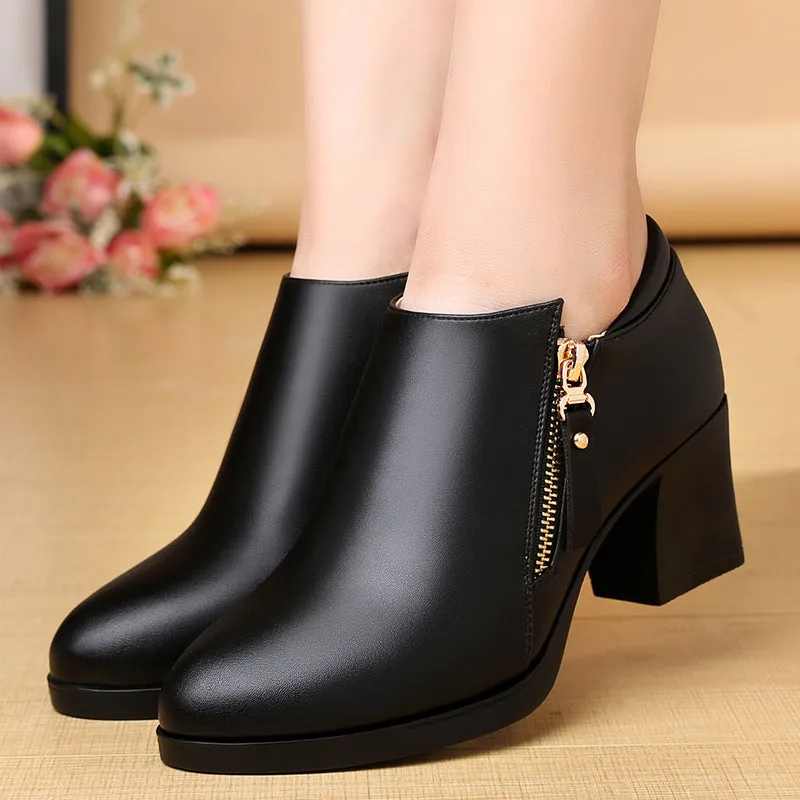 Soft Leather Ladies Shoes