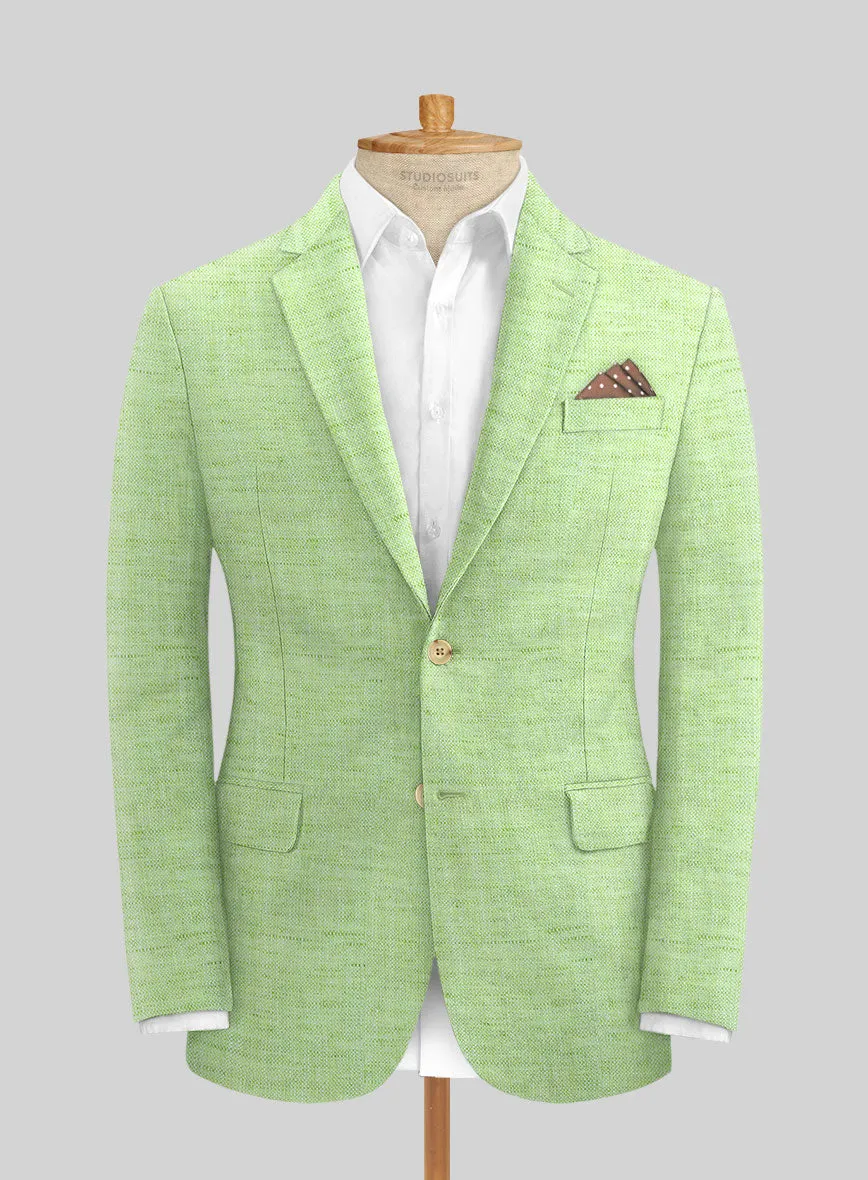 Solbiati Spring Green Linen Jacket