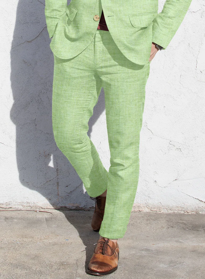 Solbiati Spring Green Linen Suit