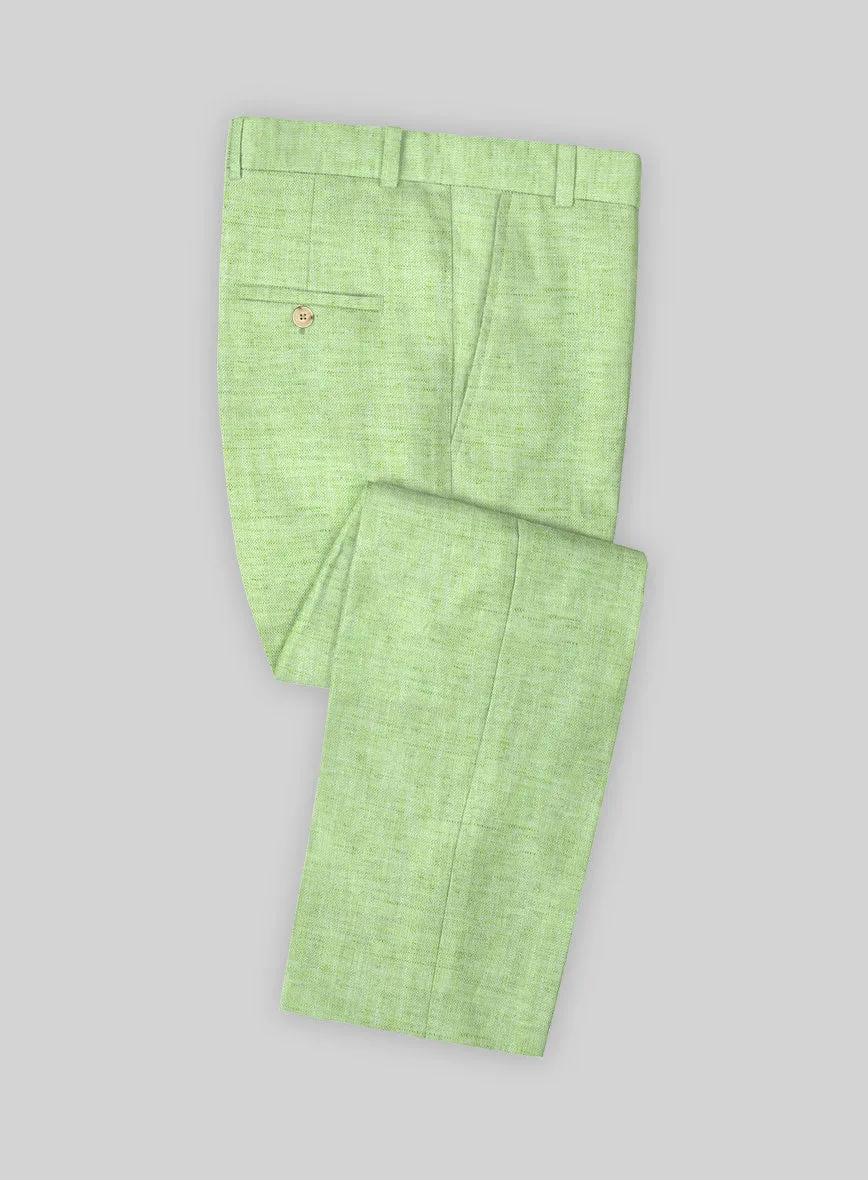 Solbiati Spring Green Linen Suit