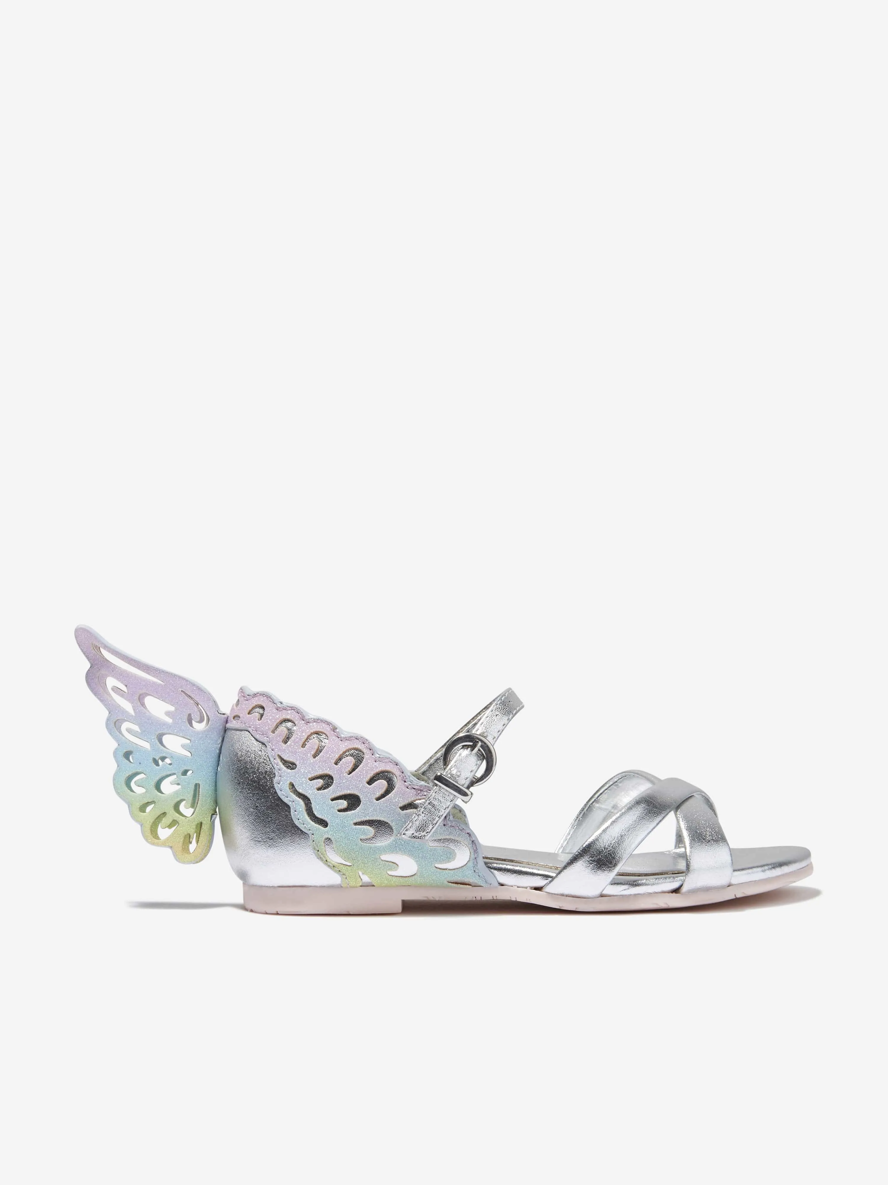 Sophia Webster Girls Leather Evangeline Butterfly Sandals