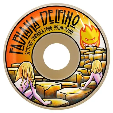 Spitfire F4 99D Fabiana Delfino Conical Full Skateboard Wheel