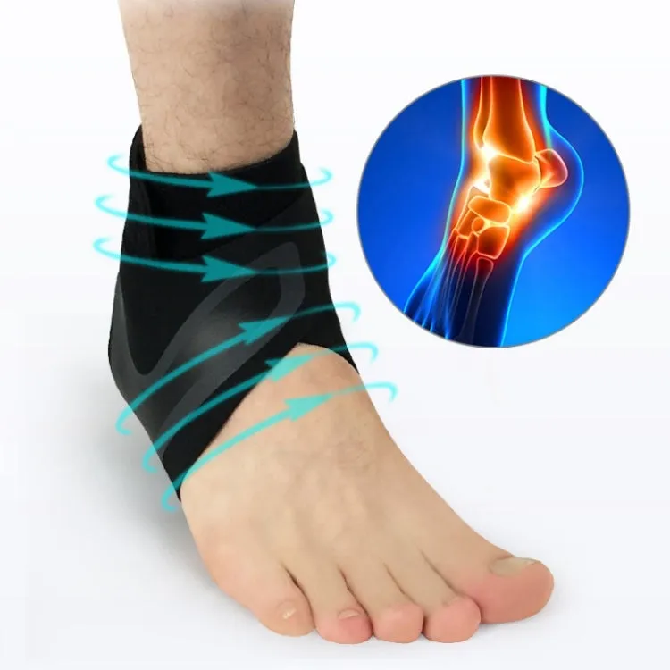 Sport Ankle Support Elastic High Protect Sports Ankle Equipment Safety Running Basketball Ankle Brace Support, Size:S(Left)