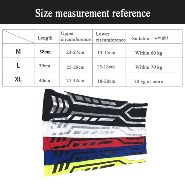 Sports Wrist Guard Arm Sleeve Outdoor Basketball Badminton Fitness Running Sports Protective Gear, Specification: XL (Blue)