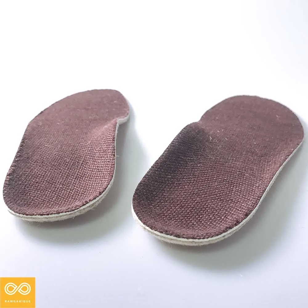 STANLEY PARK Organic Hemp Insole Footbed (Heat Fused with Natural Rubber & Felted Hemp) (100% Biodegradable)