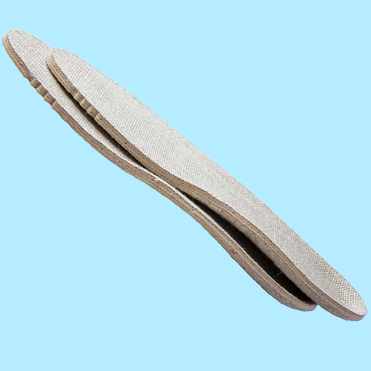 STANLEY PARK Organic Hemp Insole Footbed (Heat Fused with Natural Rubber & Felted Hemp) (100% Biodegradable)