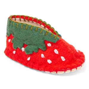 Strawberry Baby Booties