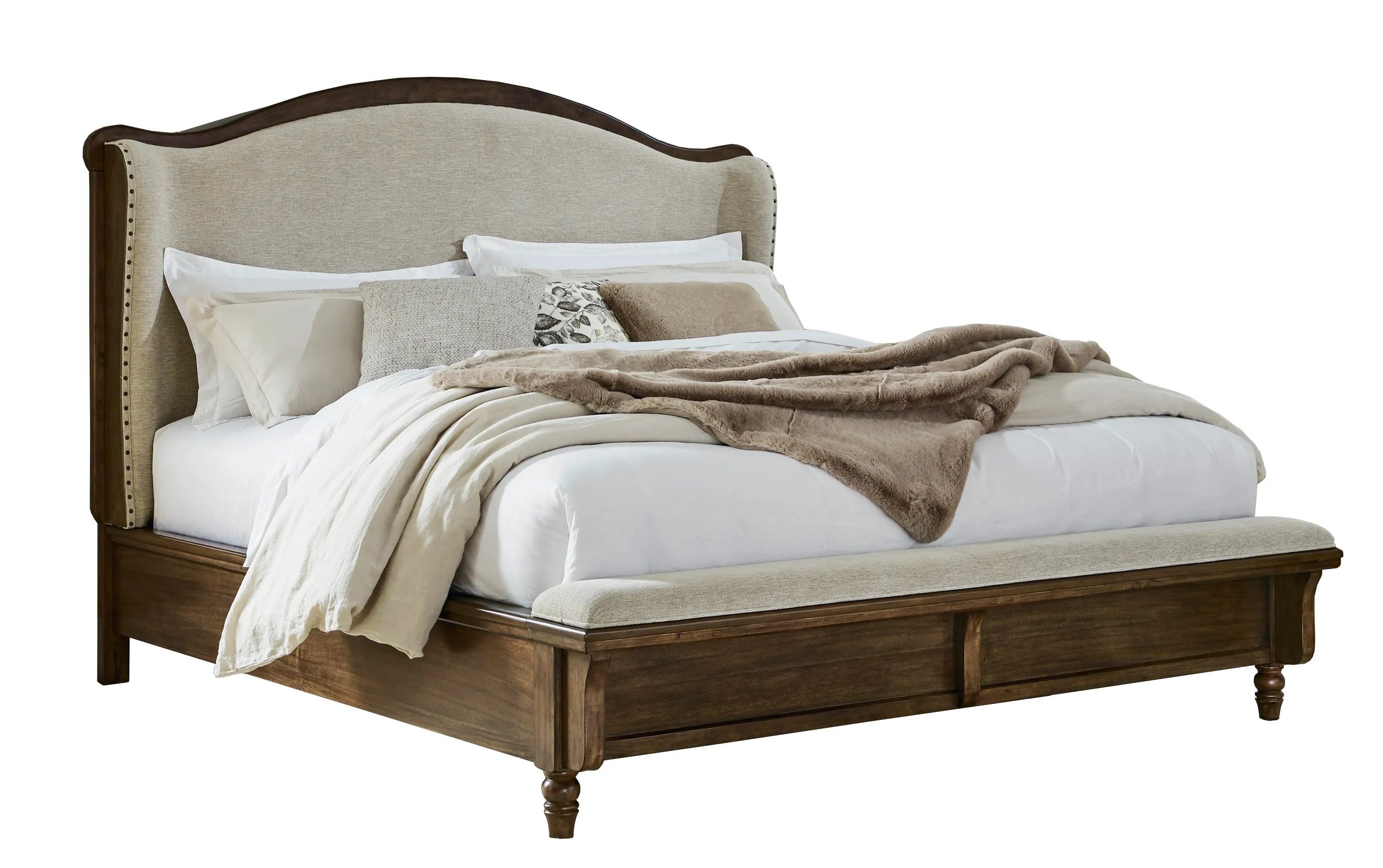 Sturlayne King Upholstered Panel Bed