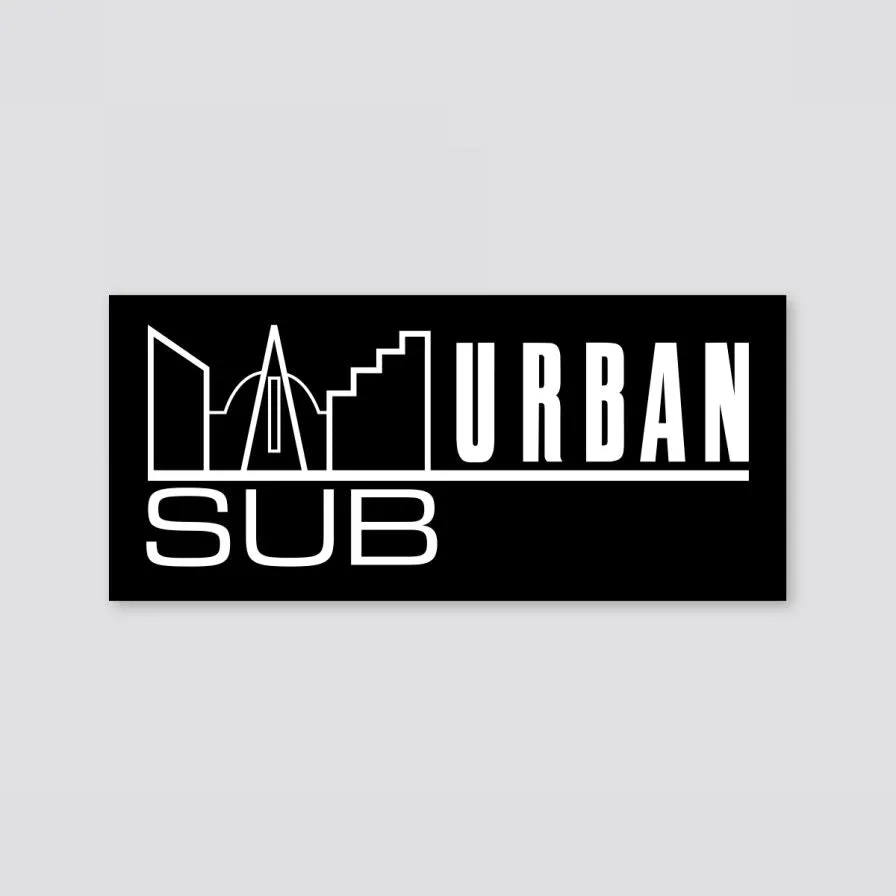 Sub-Urban Logo Rectangle Sticker