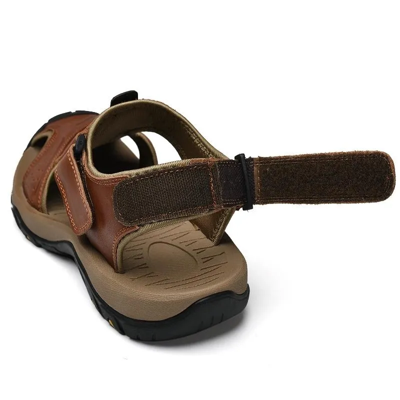 Summer Casual Genuine Leather Wading Beach Sandals