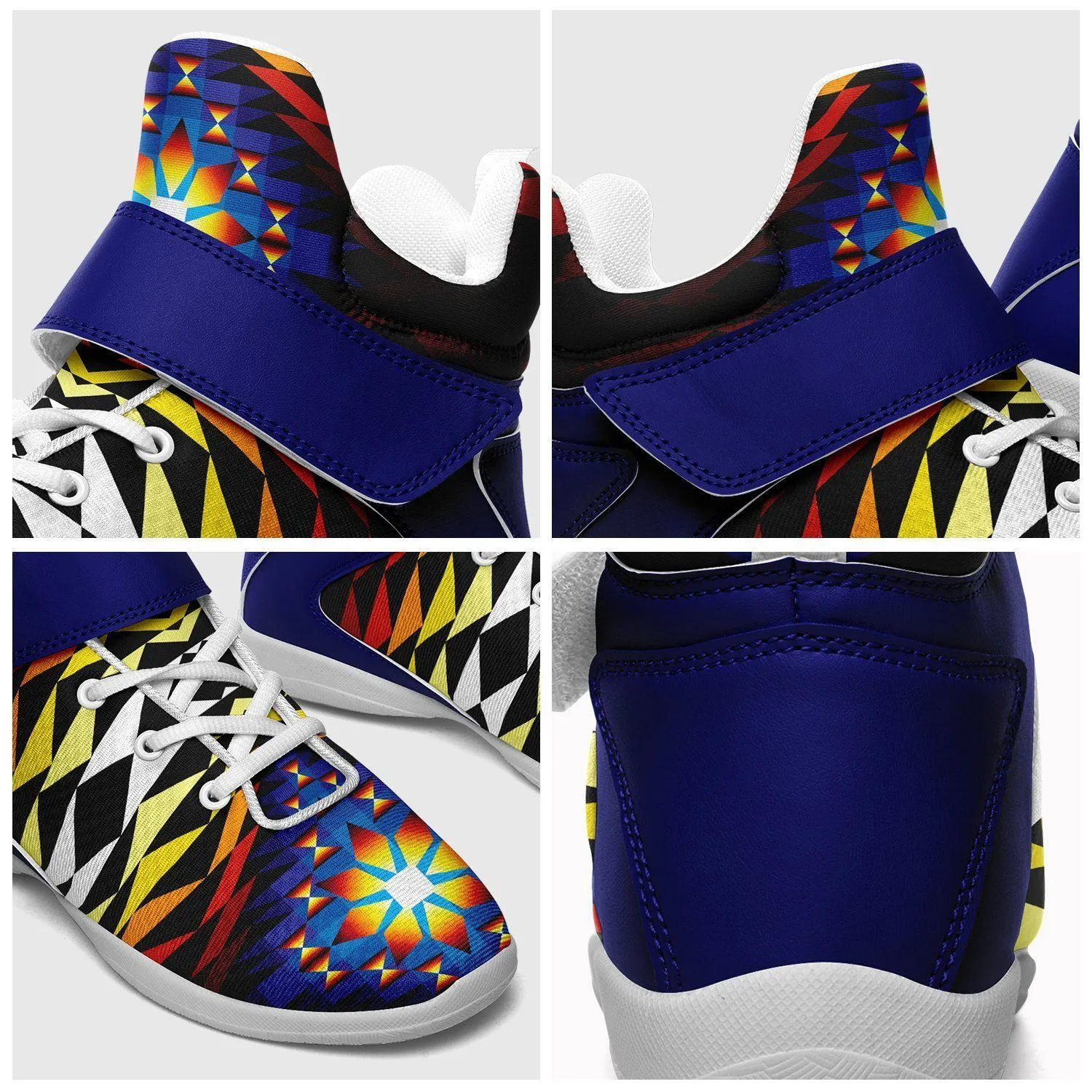 Sunset Blanket Ipottaa Basketball / Sport High Top Shoes - White Sole