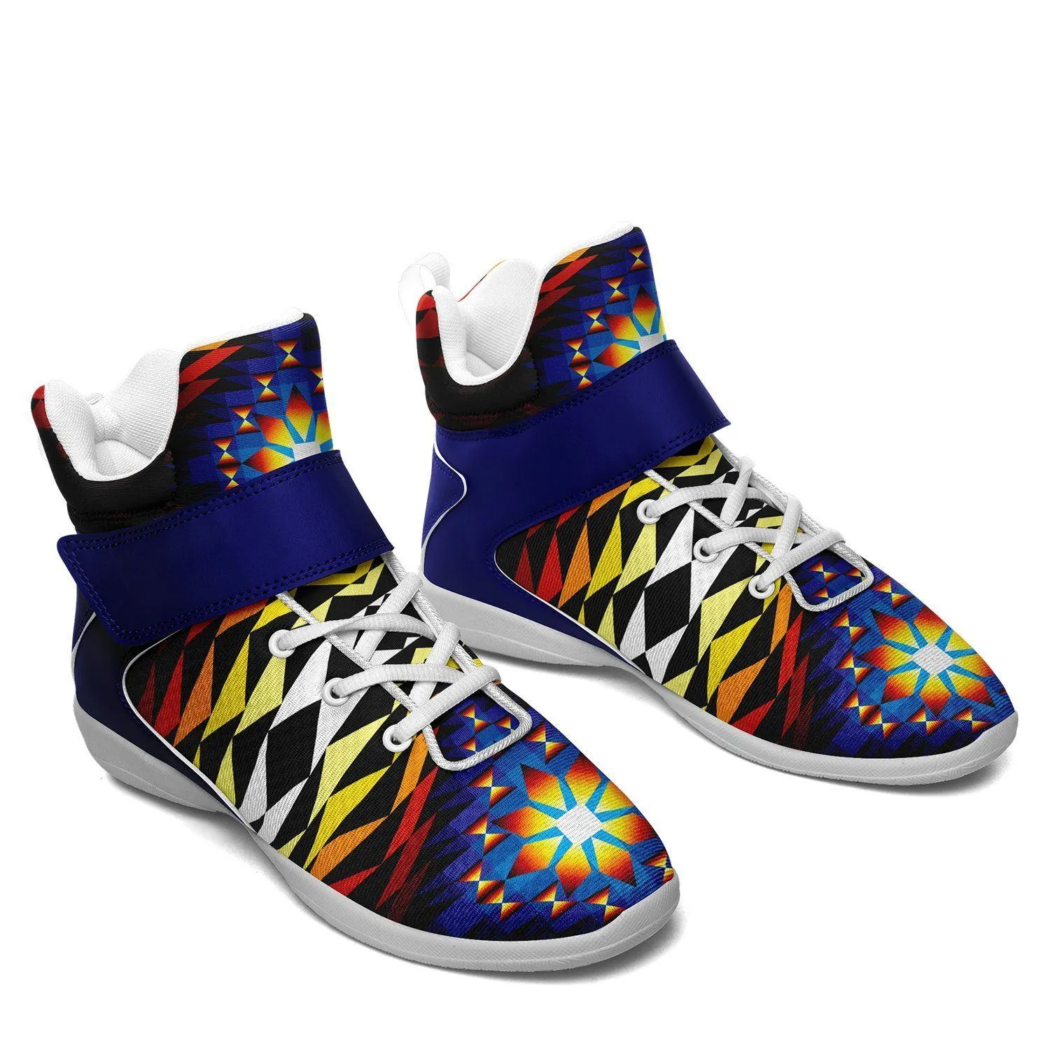 Sunset Blanket Ipottaa Basketball / Sport High Top Shoes - White Sole