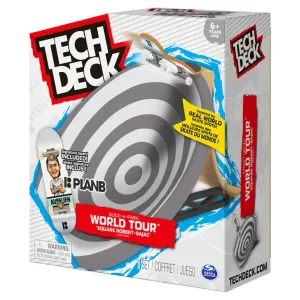 Tech Deck, Build-A-Park World Tour, Square Robert-Bajac (France), Ramp Set with Signature Fingerboard