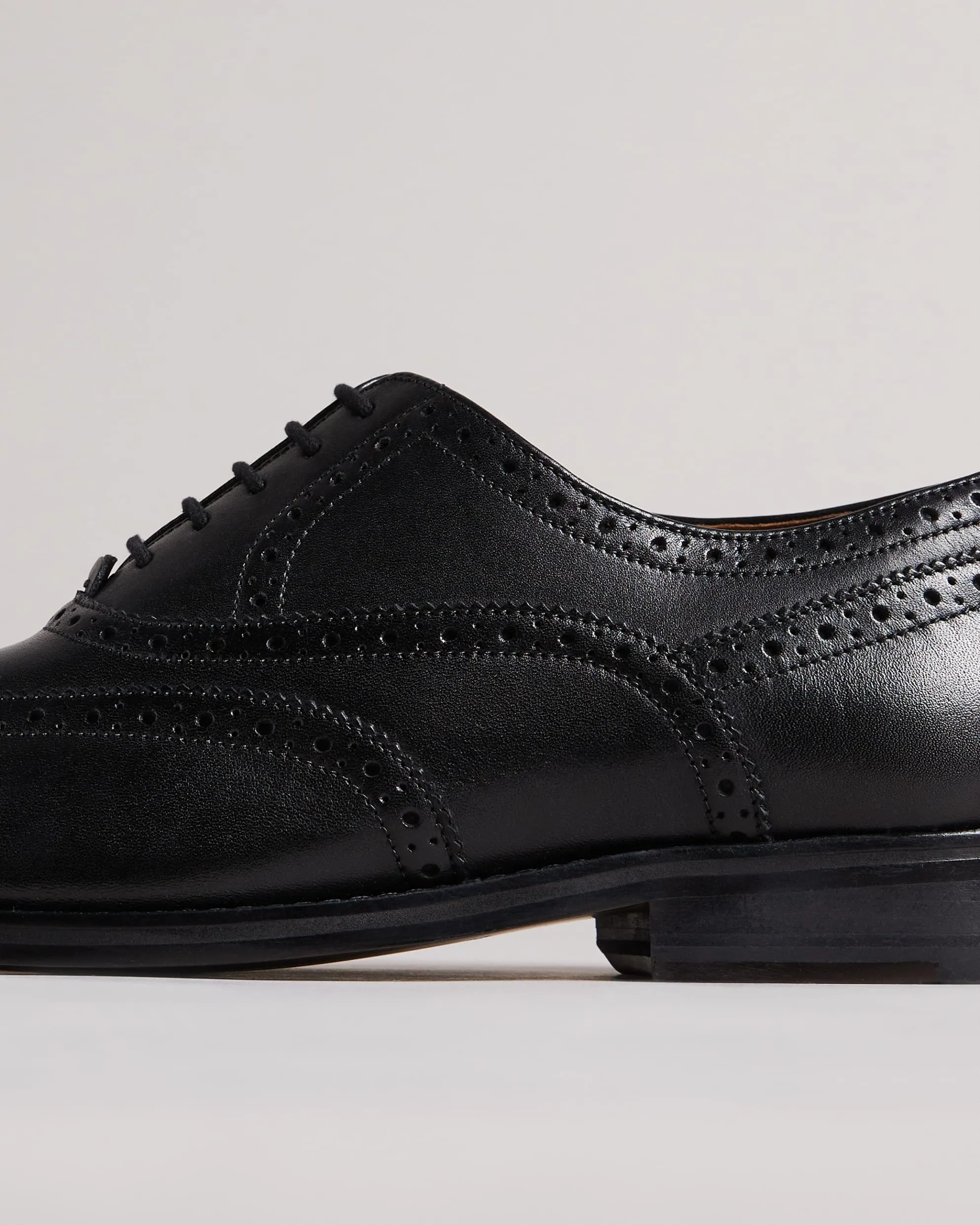 Ted Baker Amaiss Formal Leather Brogue Shoes | Black